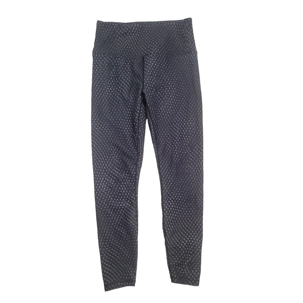 Spyder Leggings Women M Black Patterned Active Wear